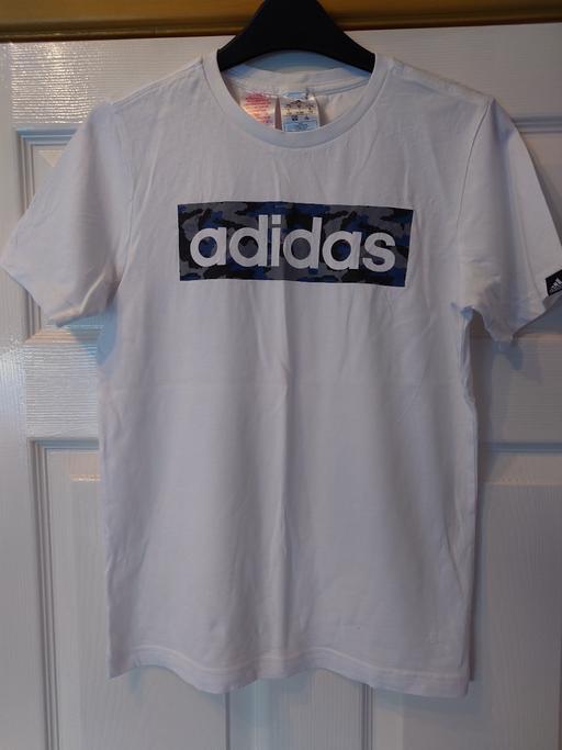 Buy & Sell Woodthorpe Charnwood - Photos for Boys white Adidas top size 11-12 years