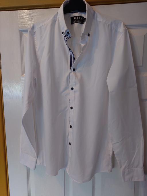 Buy & Sell Woodthorpe Charnwood - Photos for Mens white slim fit shirt size M