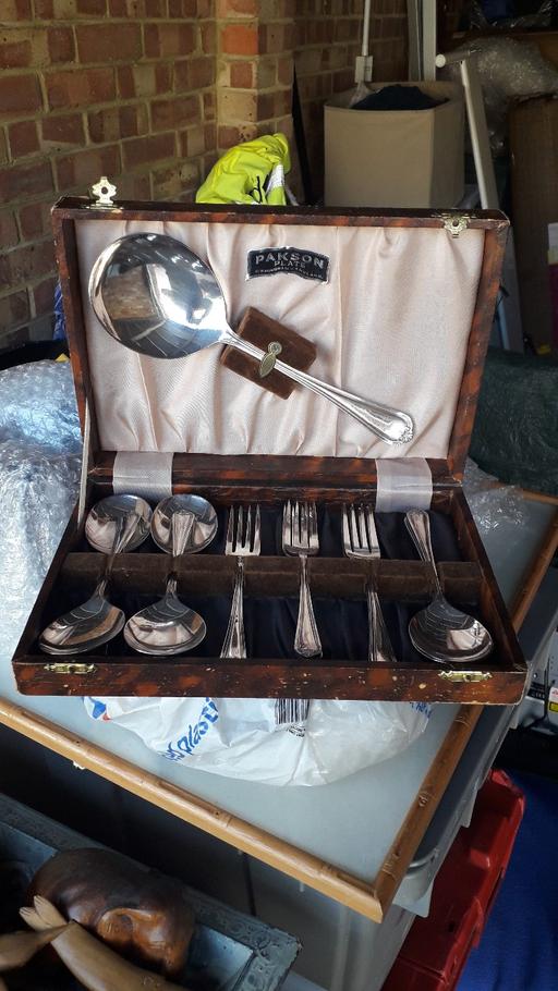 Buy & Sell South East London Shirley - South East London - Photos for VINTAGE SILVER PLATE DESSERT SET