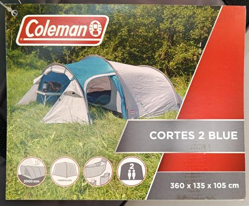 Buy & Sell Merseyside Knowsley - Photos for Coleman Cortes 2 man tent - Blue Brand New
