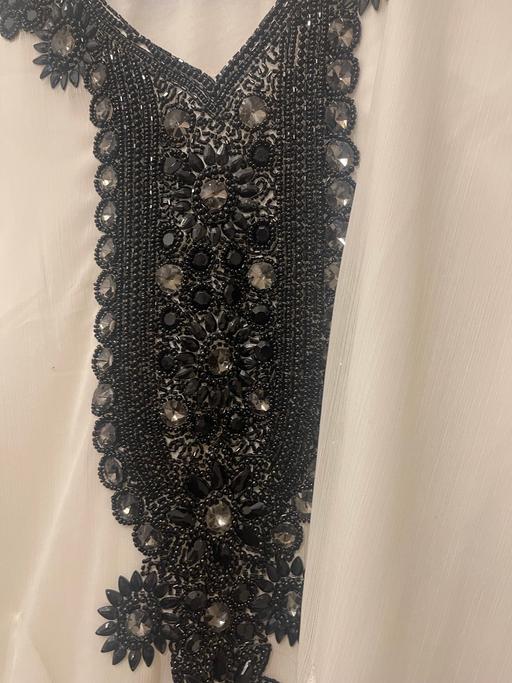 Buy & Sell South West London Wandsworth - Photos for Black And White Moroccan Dress