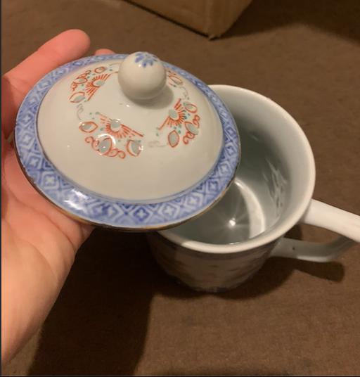 Buy & Sell West Midlands Wolverhampton - Photos for 🍵 Chinese Porcelain Tea Mug with Lid