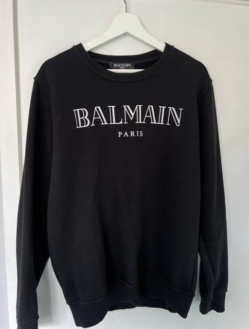 Buy & Sell East London Canary Wharf - East London - Photos for Balmain Black Mens Sweatshirt (M - L)