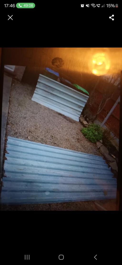 Buy & Sell West Midlands Sandwell - Photos for 2 metal roofing sheets
