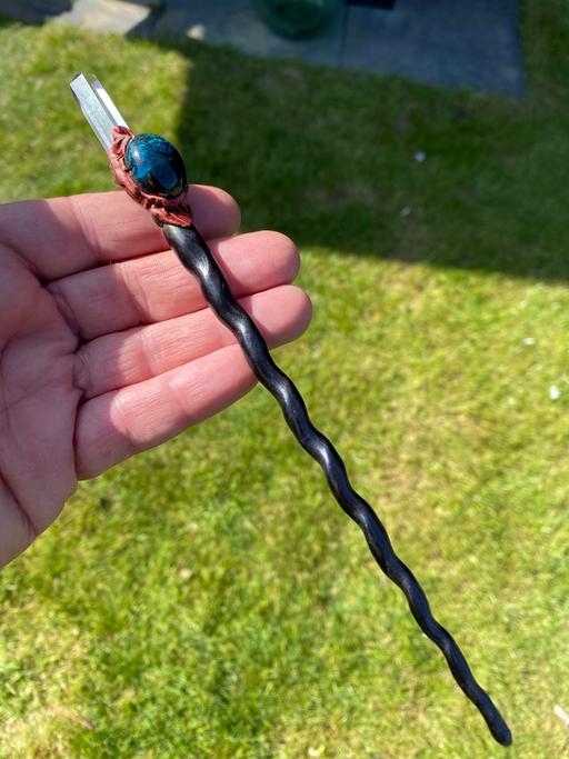 Buy & Sell Staffordshire South Staffordshire - Photos for Rosewood wand, clear Quartz and Azurite