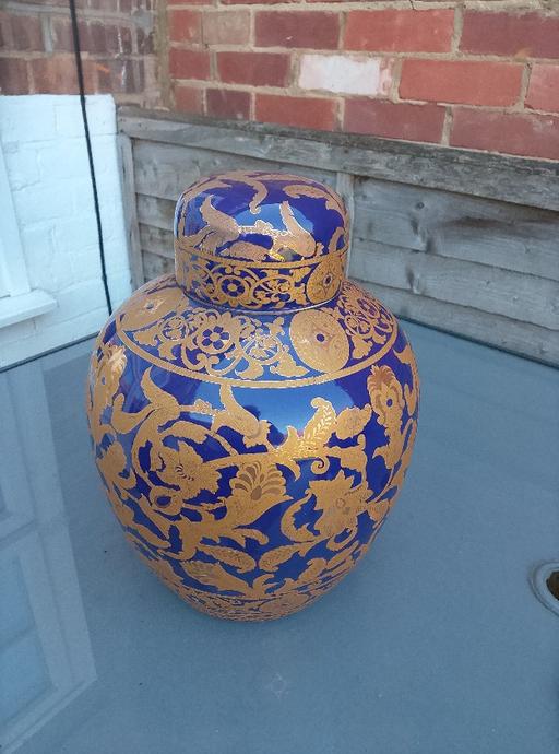 Buy & Sell South East London Bermondsey - South East London - Photos for Decorative Cobalt blue&Gold Ginger jar.