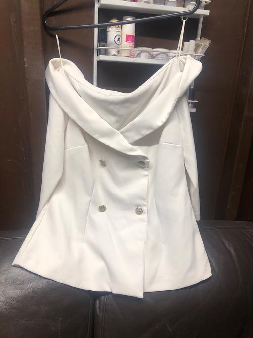 Buy & Sell West Midlands Sandwell - Photos for Ladies white blazer size 10 good condition