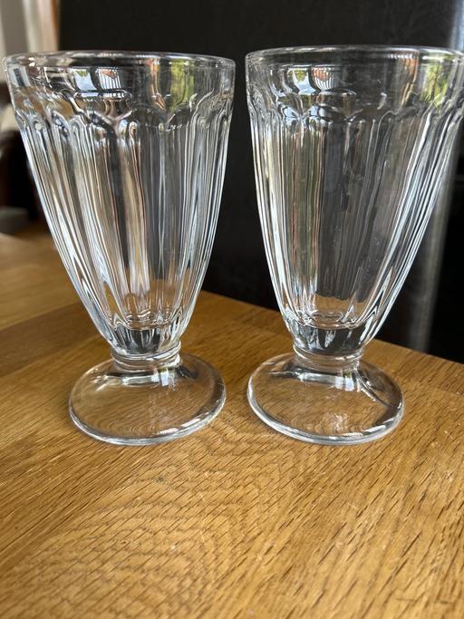 Buy & Sell West Midlands Birmingham - Photos for 2 x heavy sundae glasses