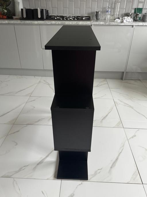 Buy & Sell West Midlands - Photos for Black 3 Tier Wood Shelving Unit