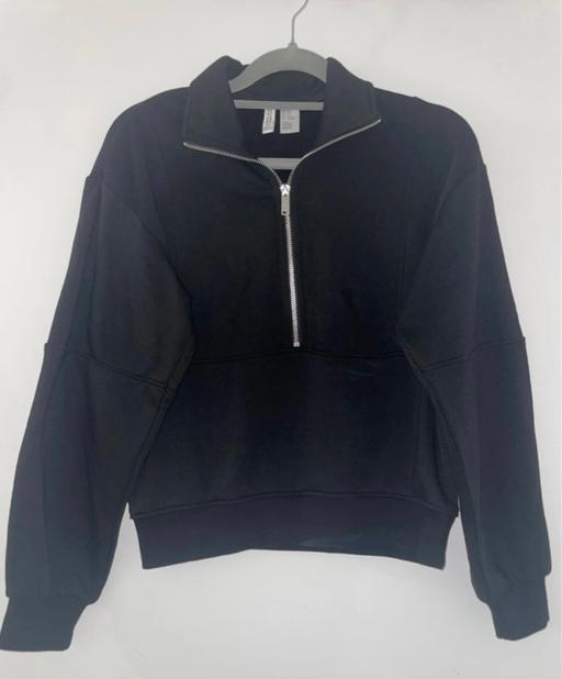 Buy & Sell South West London Kensington - South West London - Photos for Black Turtle-Neck, Quarter Zip Up Sweatshirt