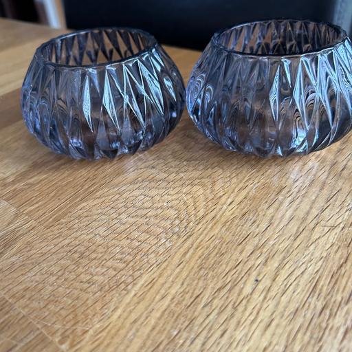 Buy & Sell West Midlands Birmingham - Photos for Heavy glass candle holders
