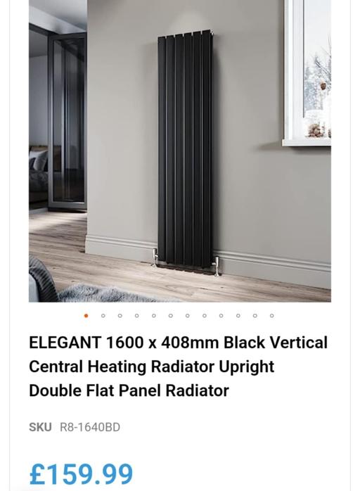 Buy & Sell West Midlands Dudley - Photos for ELEGANT 1600 x 408mm Black Vertical