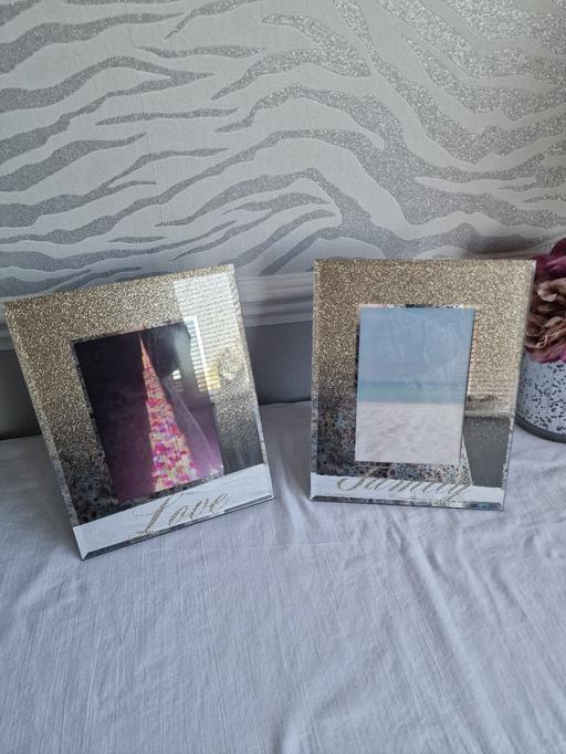 Buy & Sell West Midlands Sandwell - Photos for set of 2 Gold Glass photo frames