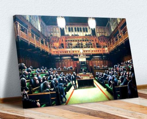 Buy & Sell Greater Manchester Bolton - Photos for new banksy parliment print