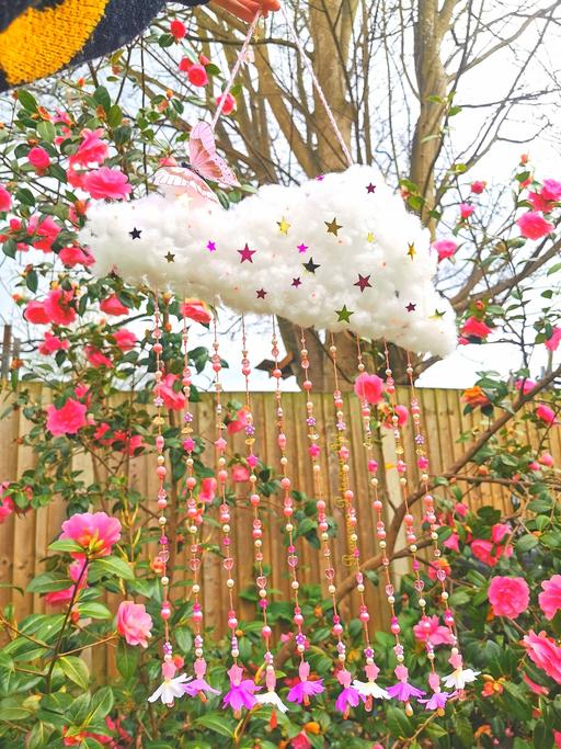 Buy & Sell West Midlands Birmingham - Photos for 🌕Pink Full Moon Starry Night Suncatcher