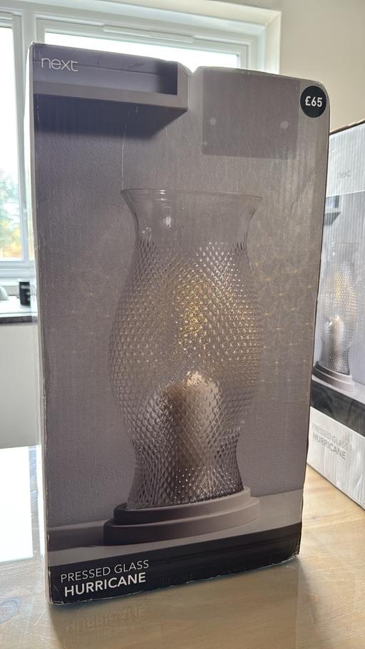 Buy & Sell West Midlands Solihull - Photos for NEXT Glass Hurricane Vase Brand New