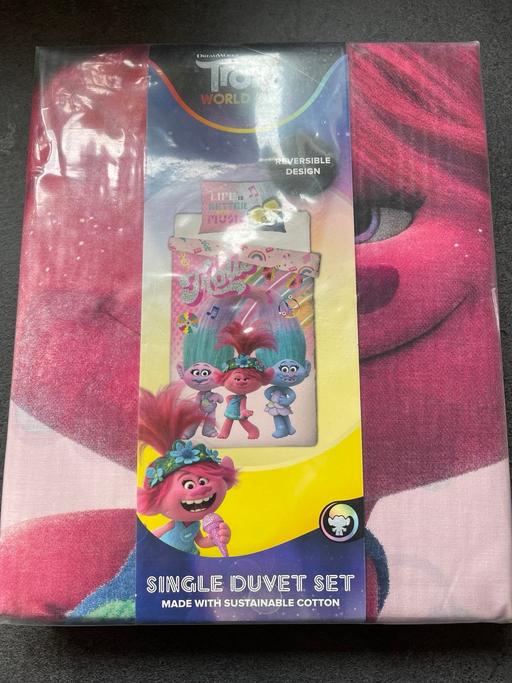 Buy & Sell West Midlands Walsall - Photos for Trolls world tour single duvet set