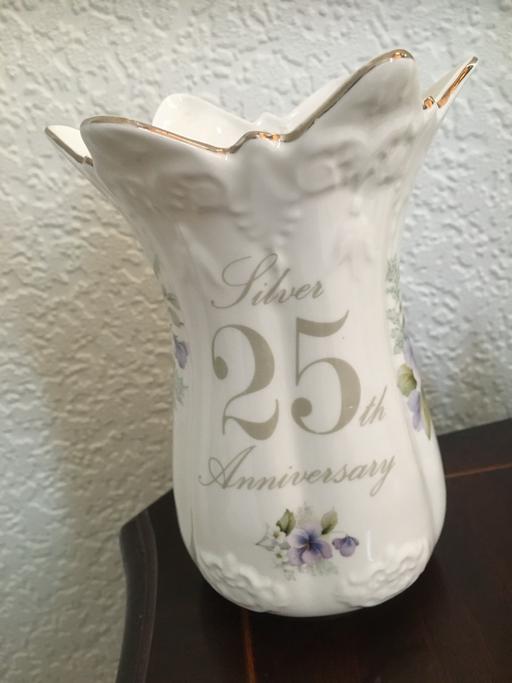 Buy & Sell West Midlands Wolverhampton - Photos for SILVER WEDDING VASE