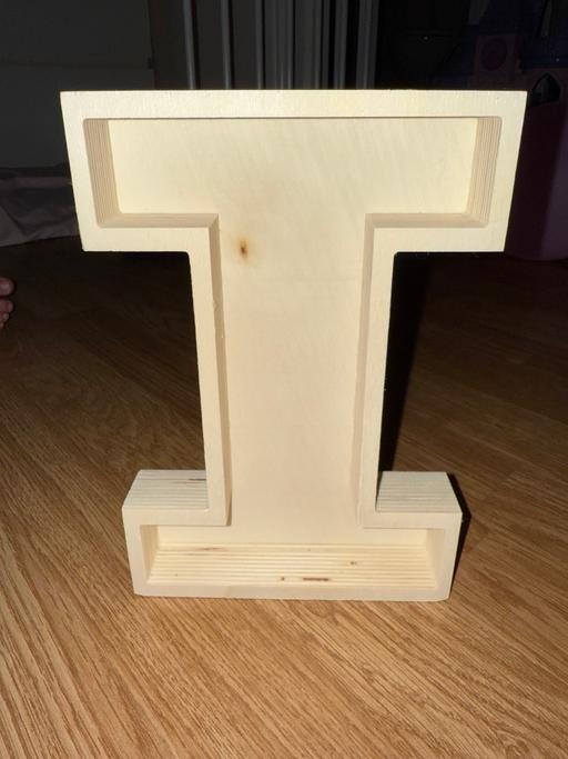 Buy & Sell Merseyside Liverpool - Photos for Wooden Fillable Letter I Decoration