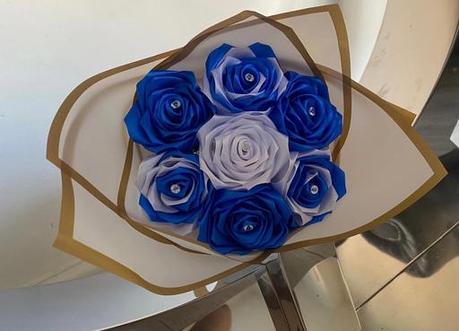 Buy & Sell Merseyside Knowsley - Photos for Handmade satin rose bouquet