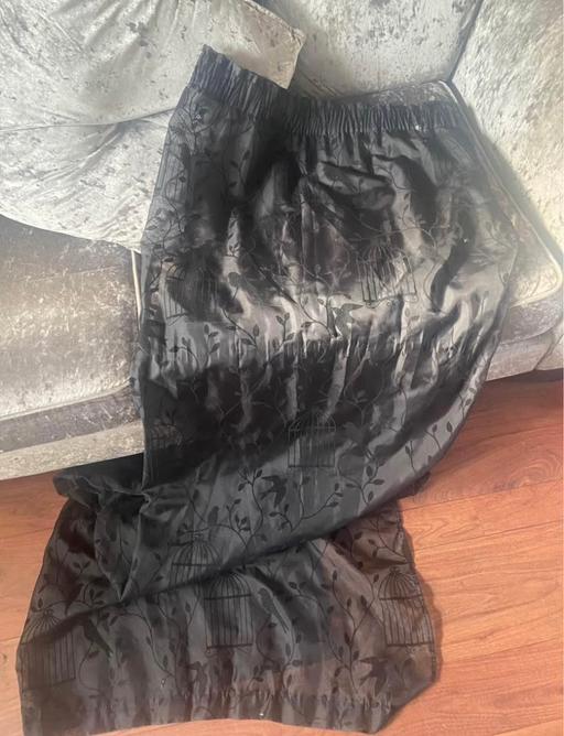 Buy & Sell Merseyside Wirral - Photos for black voile curtains 90”by90”