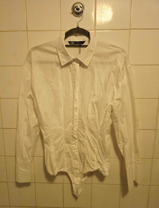 Buy & Sell South East London Greenwich - South East London - Photos for Zara Covered Button Shirt Bodysuit Brand New