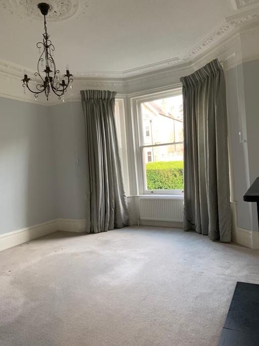 Buy & Sell Somerset Bath and North East Somerset - Photos for Grey Curtains silk suit bay window