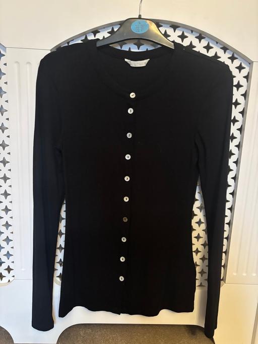 Buy & Sell Staffordshire South Staffordshire - Photos for Zara black button front ribbed top