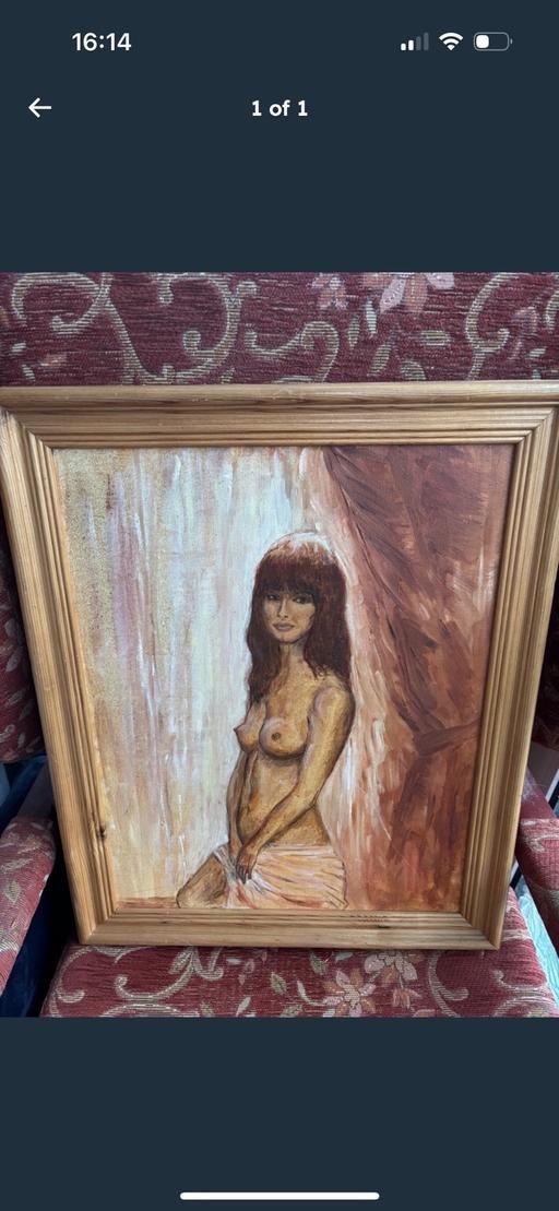 Buy & Sell South East London Kidbrooke - South East London - Photos for Vintage a lovely looking woman oil painting