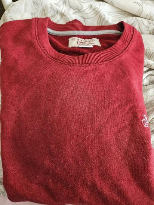 Buy & Sell Kent Thanet - Photos for Penguin original sweatshirt XXL burgundy.