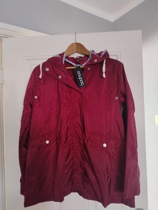 Buy & Sell West Midlands Walsall - Photos for Boohoo Contrast Trim Mac Jacket size 10