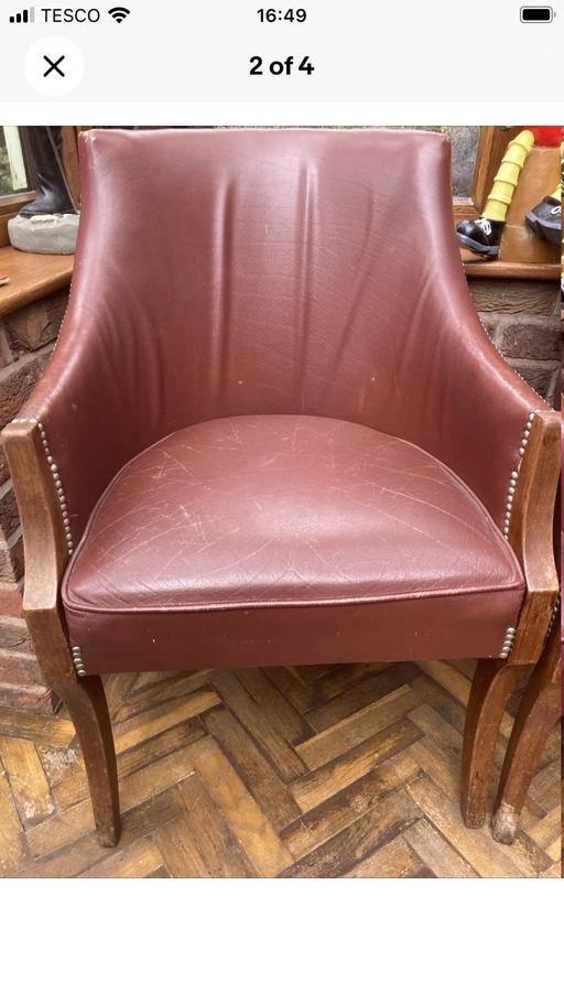 Buy & Sell West Midlands Wolverhampton - Photos for Vintage leather chairs