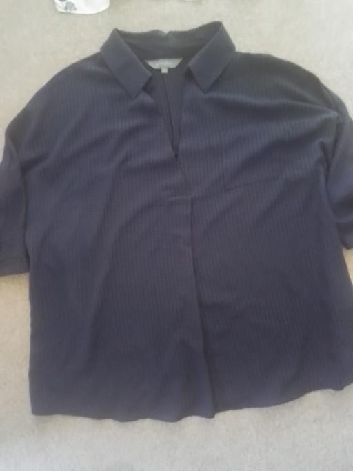 Buy & Sell West Midlands Walsall - Photos for LADIES NAVY BLOUSE OVERSHIRT