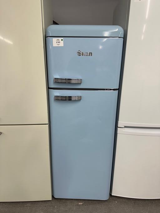 Buy & Sell West Midlands Wolverhampton - Photos for Swan 70/30 Blue Retro Fridge Freezer