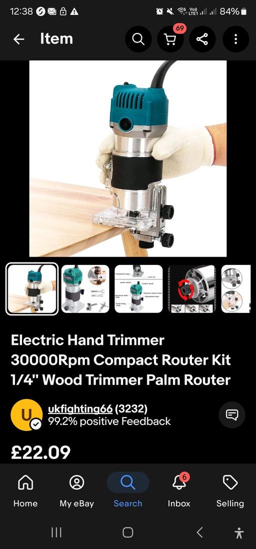 Buy & Sell Lancashire Wyre - Photos for Palm Router 800w (unused)