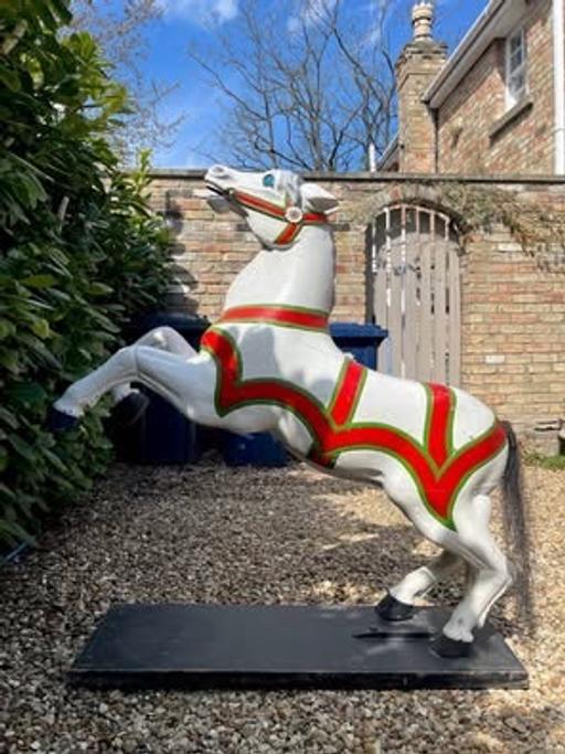 Buy & Sell Cambridgeshire Huntingdonshire - Photos for Rearing Wooden Horse 19C