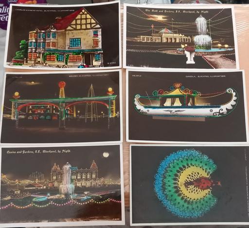 Buy & Sell Merseyside Saint Helens - Photos for 6 vintage real photograph Blackpool postcards