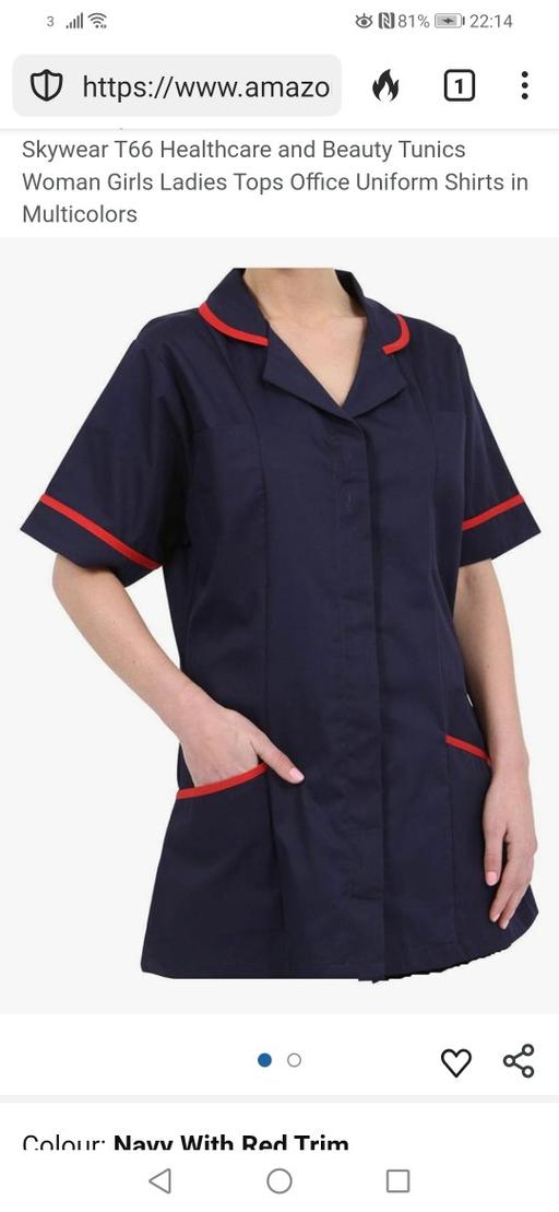 Buy & Sell West Midlands Wolverhampton - Photos for New healthcare navy top size 14