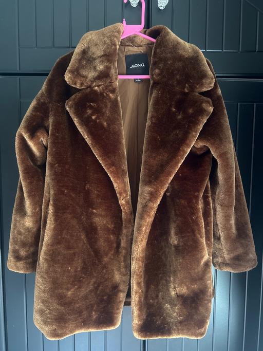 Buy & Sell West Midlands Dudley - Photos for Monki fur coat size 10