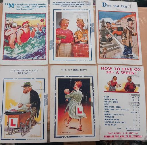 Buy & Sell Merseyside Saint Helens - Photos for 6 vintage/antique comical postcards