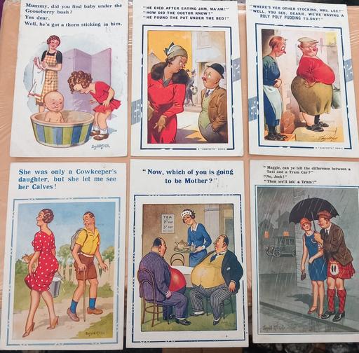 Buy & Sell Merseyside Saint Helens - Photos for 6 vintage/antique comical postcards a