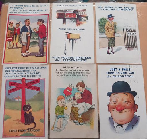 Buy & Sell Merseyside Saint Helens - Photos for 6 vintage/antique comical postcards d