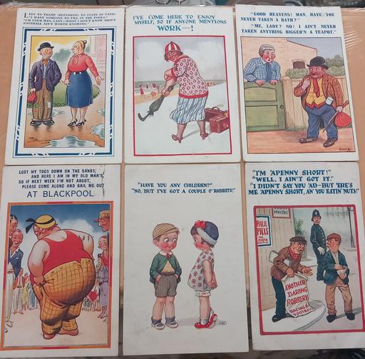 Buy & Sell Merseyside Saint Helens - Photos for 6 vintage/antique comical postcards f