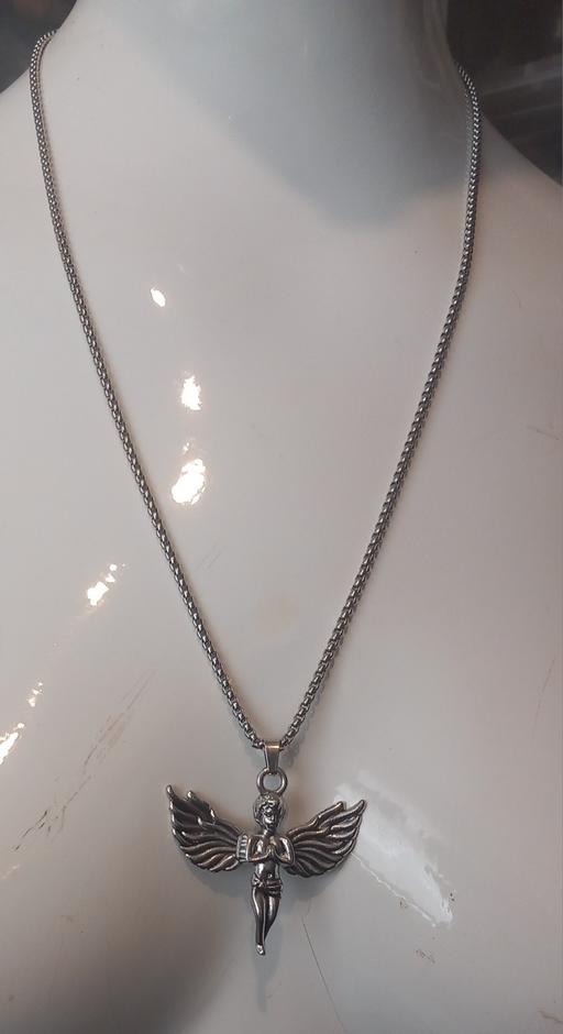 Buy & Sell Thatto Heath Saint Helens - Photos for large silver plated angel pendant