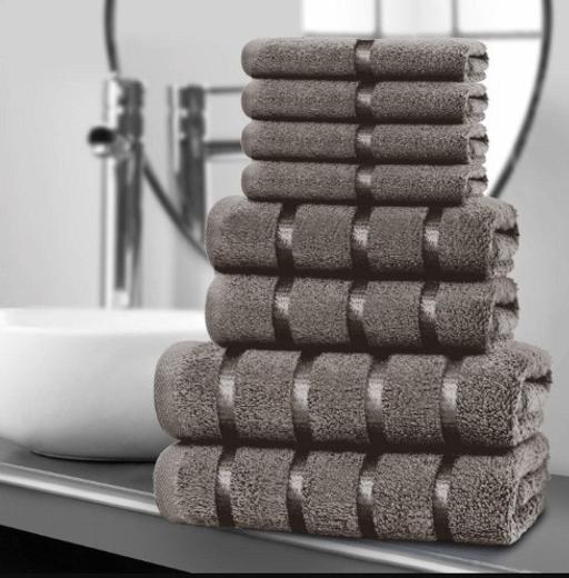 Buy & Sell Greater Manchester Bolton - Photos for new grey 8 piece towel set