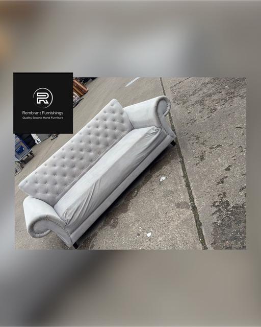 Buy & Sell West Midlands Birmingham - Photos for Grey 3 Seater Chesterfield