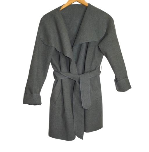 Buy & Sell North West London Chalk Farm - North West London - Photos for Grey coat with tie belt size M