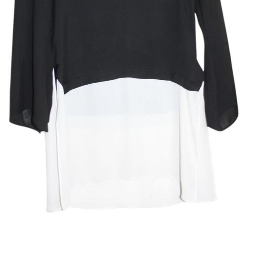 Buy & Sell North West London Chalk Farm - North West London - Photos for Zara black & white long sleeve blouse size XS