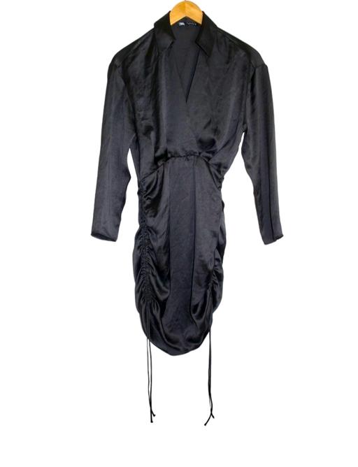 Buy & Sell North West London Chalk Farm - North West London - Photos for Zara black ruched dress size S
