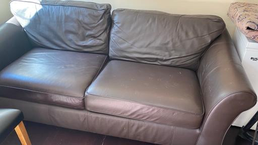 Buy & Sell South East London Bromley - Photos for Brown leather sofa couch